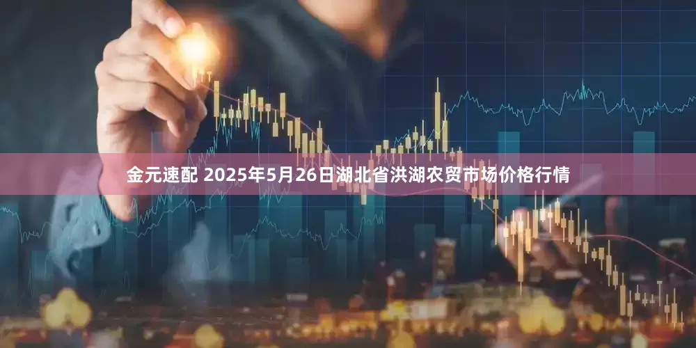 金元速配 2025年5月26日湖北省洪湖农贸市场价格行情